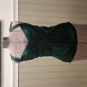 Nine West Silk Green Top Size 14